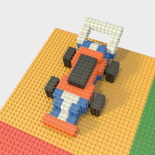 Racecar (3D briks)