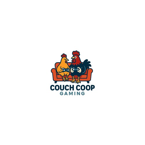 Chicken-themed Logo Design for a Fun, Energetic Gaming YouTube Channel