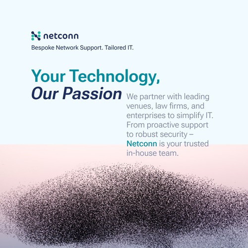 Magazine ad for IT company