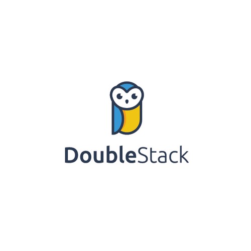 Playful logo for DoubleStack