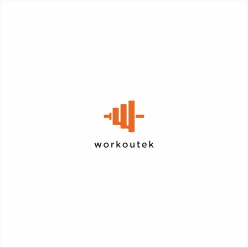 simple logo for fitness APP