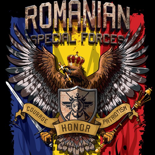 Romanian Special Forces T-shirt