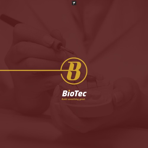 B monogram for dental laboratory 