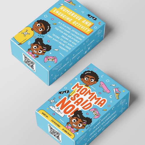 Packaging for a kids card game