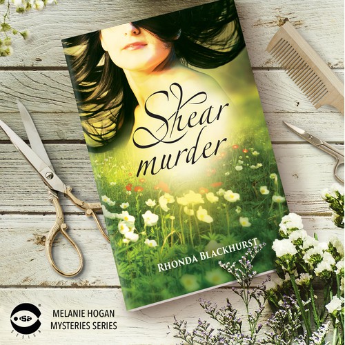 Book cover for "Shear Murder" by Rhonda Blackhurst