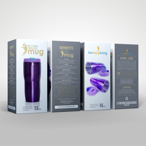 loveasyliving Travel Mug Box Packaging