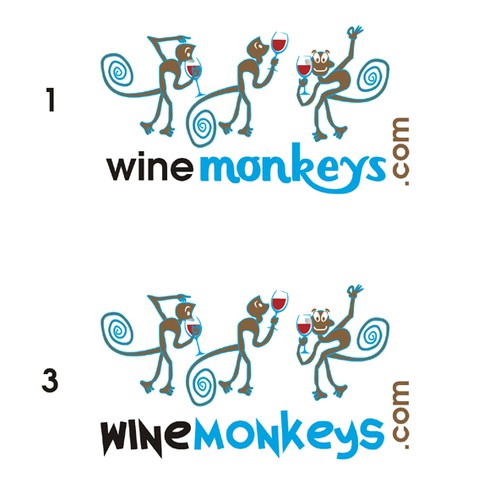 wine monkeys logo