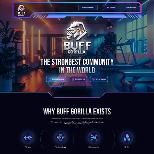 Unleash Your Creativity: Design a Cutting-Edge Website for Buff Gorilla's Web3 Revolution