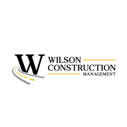 A logo concept for a road construction company firm