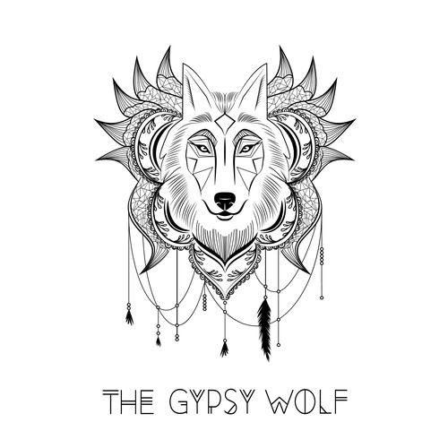 Logo for "Gypsy Wolf Threads"