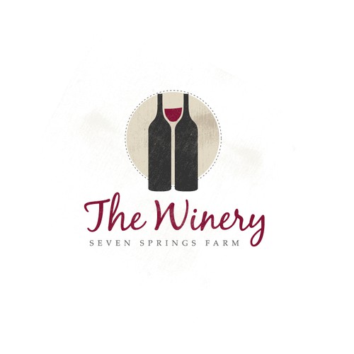 Win with wine.  The Winery at Seven Springs Farm needs a logo!