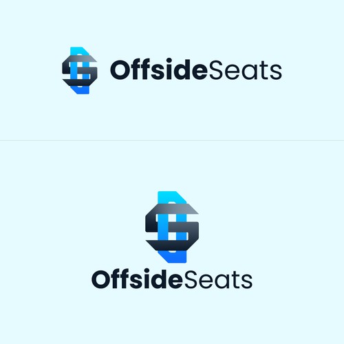 Typography logo for online ticket selling platform