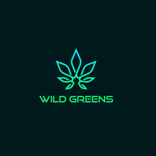 Wild Greens logo design