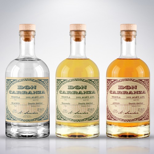 Tequila labels