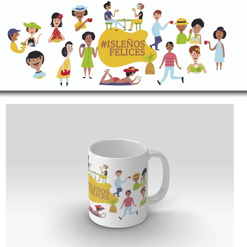 Naive  iIlustration for  a coffee shop in Punta Cana