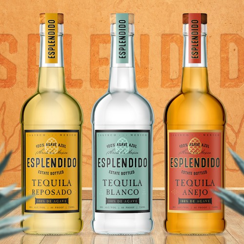 Tequila label design