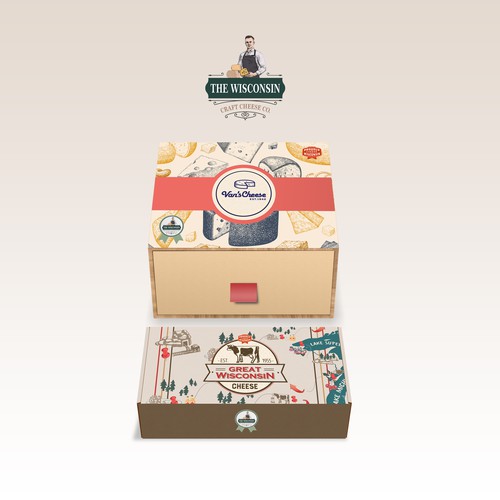 THE WISCONSIN CHEESE - BOX MOCKUPS