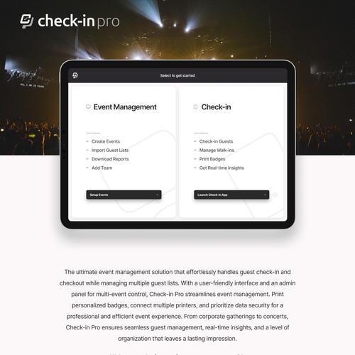 Logo & App Design for Event Management
