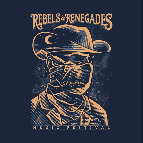 Cowboy T-Shirt Design | Outlaw Style