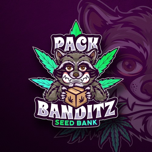 Mascot Logo for Cannabis Seed Bank company