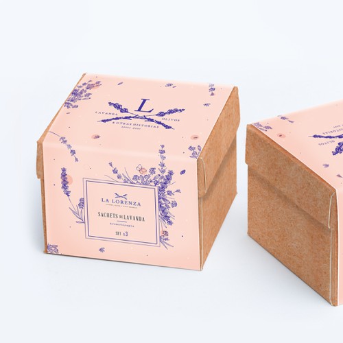 Box, sachets & booklet for La Lorenza