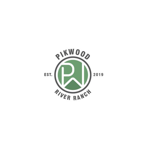 Pikwood Logo Design