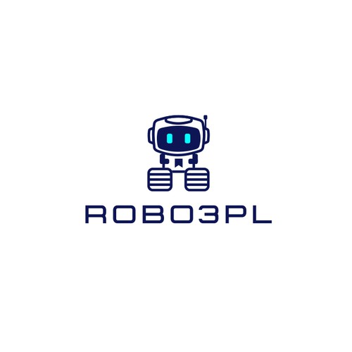 Robot 3PL logo that screams we're tech forward and awesome