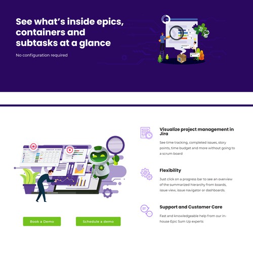 Website refinement for Epic Sum Up