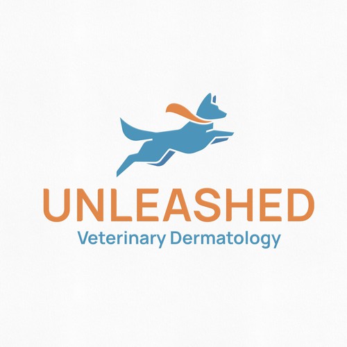 Logo design for Unleashed Veterinary Dermatology